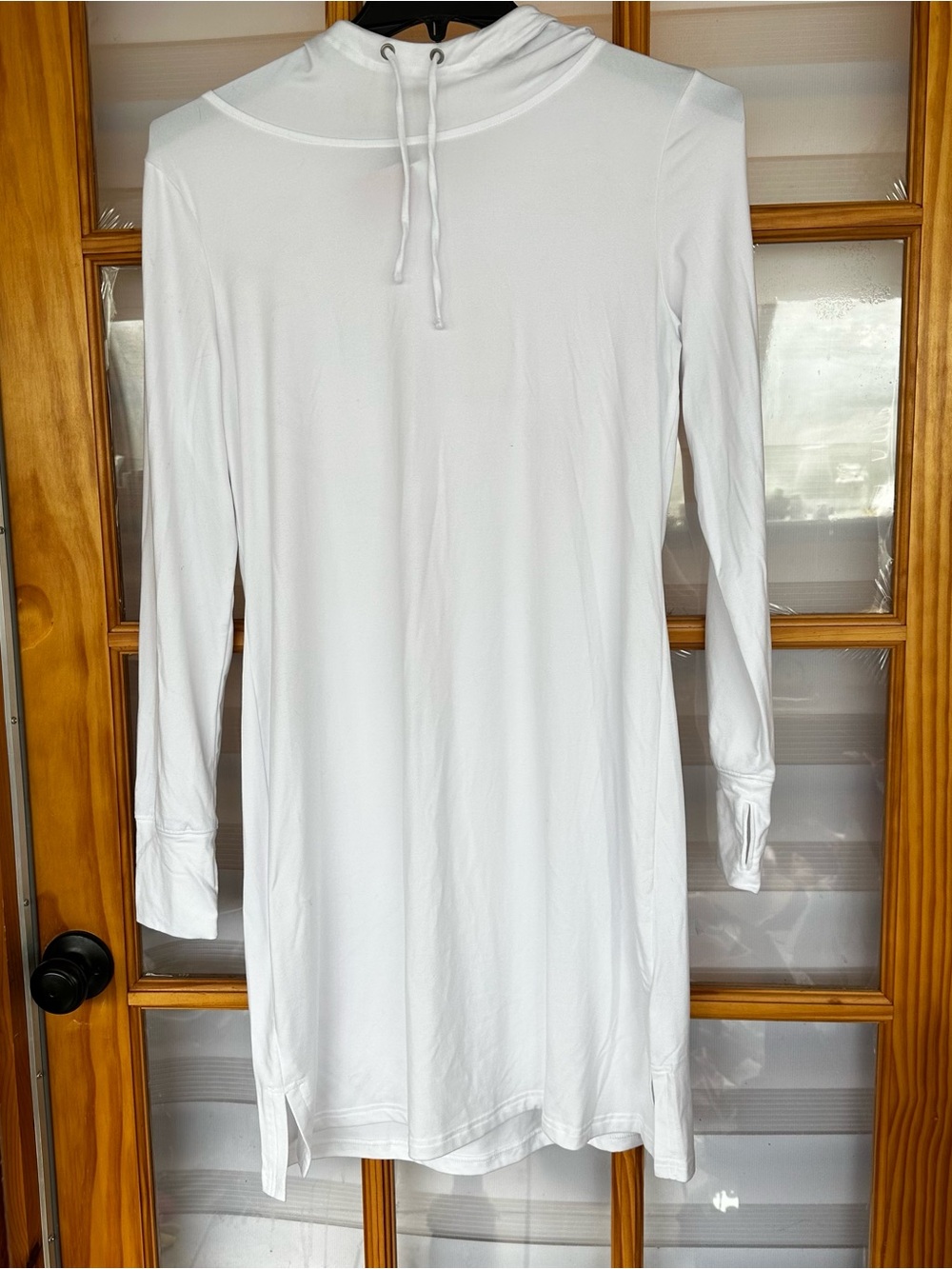C&C California White Hooded Tunic with Sun Logo
